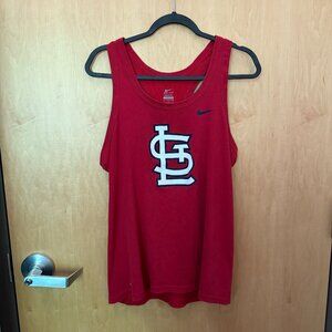 Nike St. Louis Cardinals Red Dri-FIT Tank Top Women’s XL